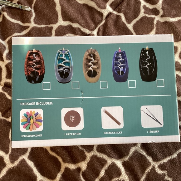 Incense holder by SPACEKEEPER waterfall incense cones and sticks. - Picture 2 of 8